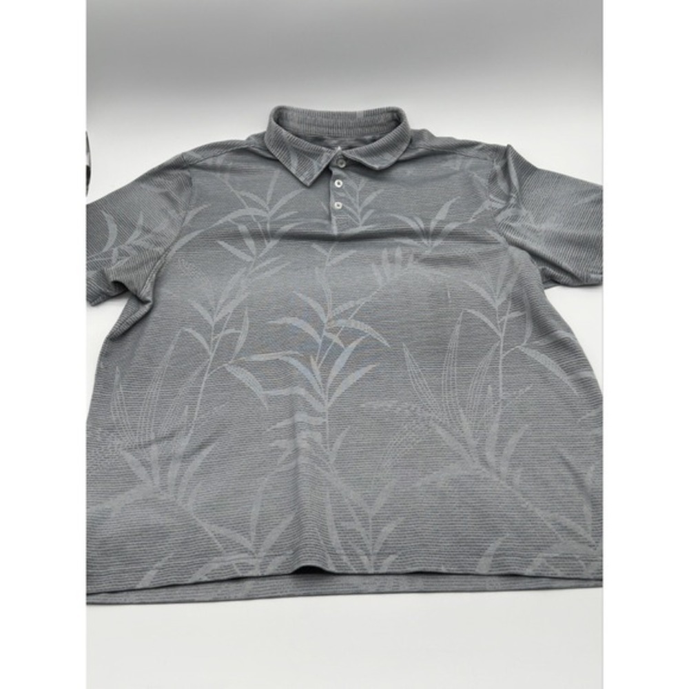 Nat Nast Polo Shirt Mens XL Hawaiian Polo Golf Cotton Poly Blend Short Sleeve